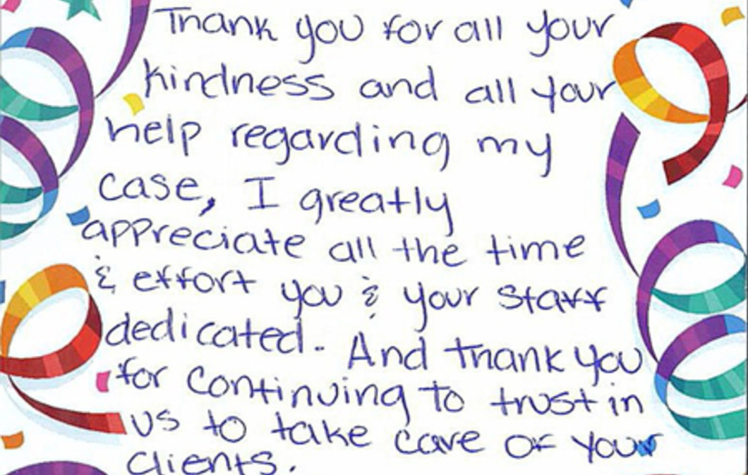 Five-Star Rated And Hand-Written Review