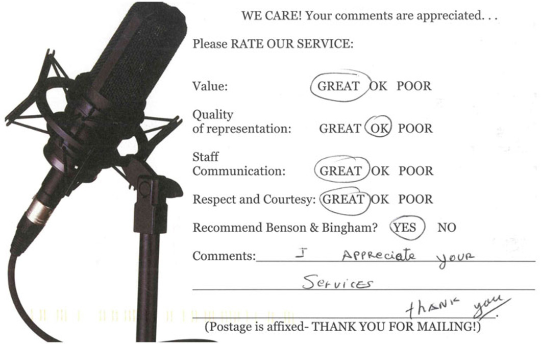 Five-Star Rated And Hand-Written Review