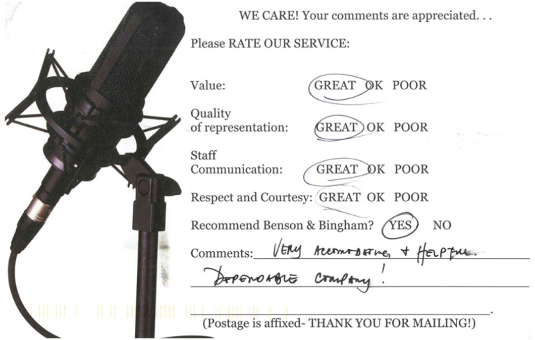 Five-Star Rated And Hand-Written Review