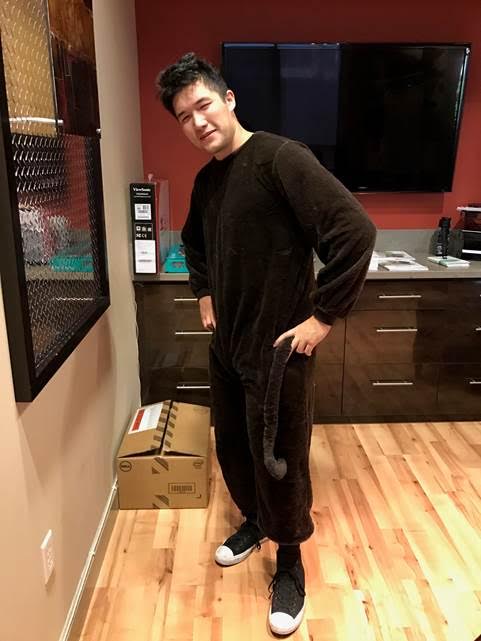 Halloween event panther costume