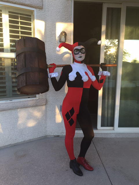 Halloween event Harley Queen costume
