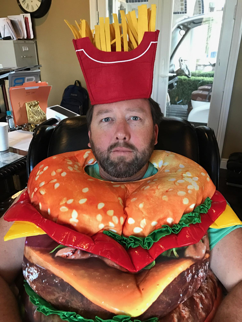 Halloween event Burger and Fries costume