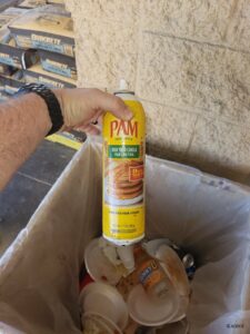 Product Defect Pam Cooking Spray