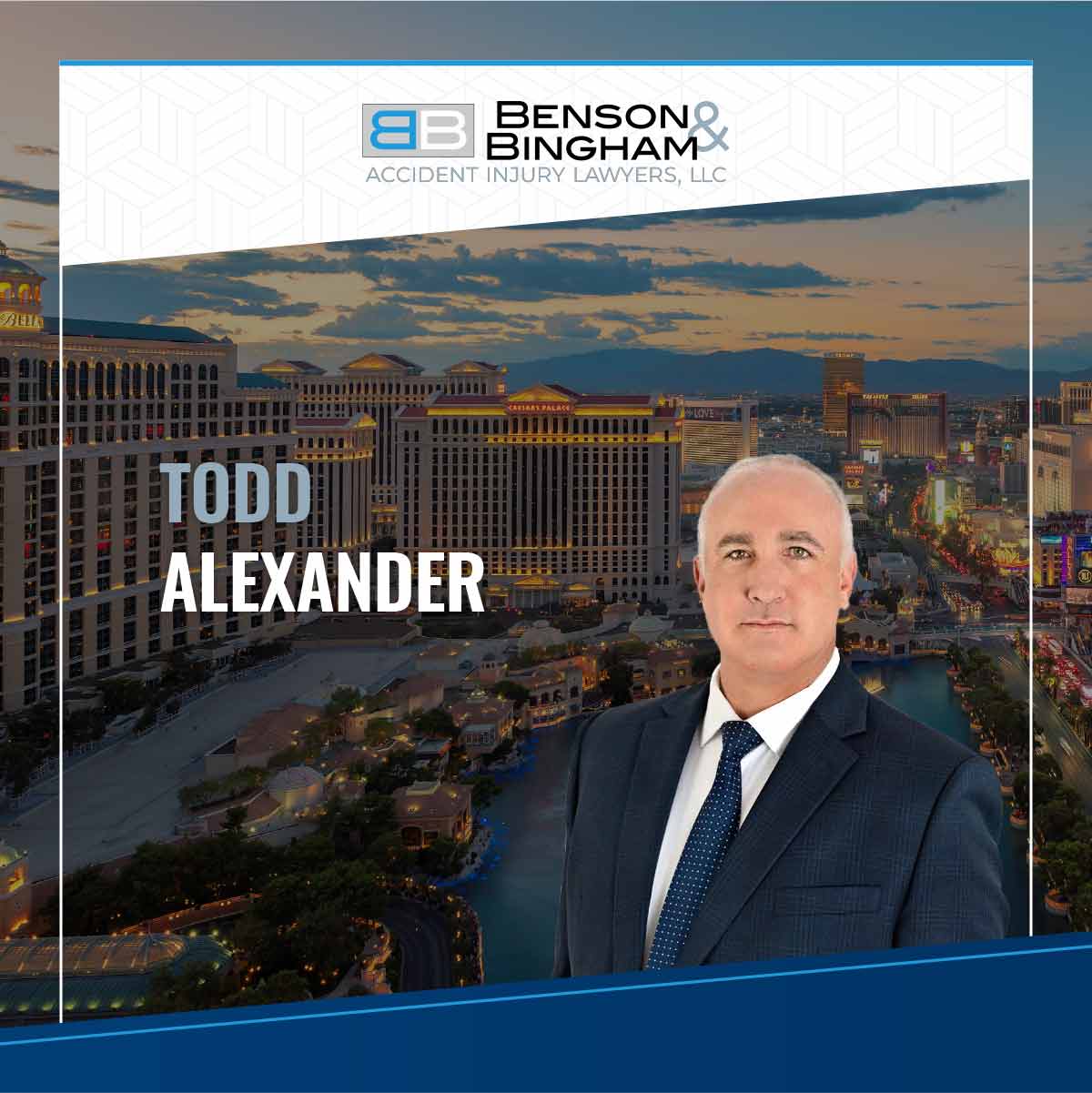 Todd Alexander, lawyer at Benson and Bingham