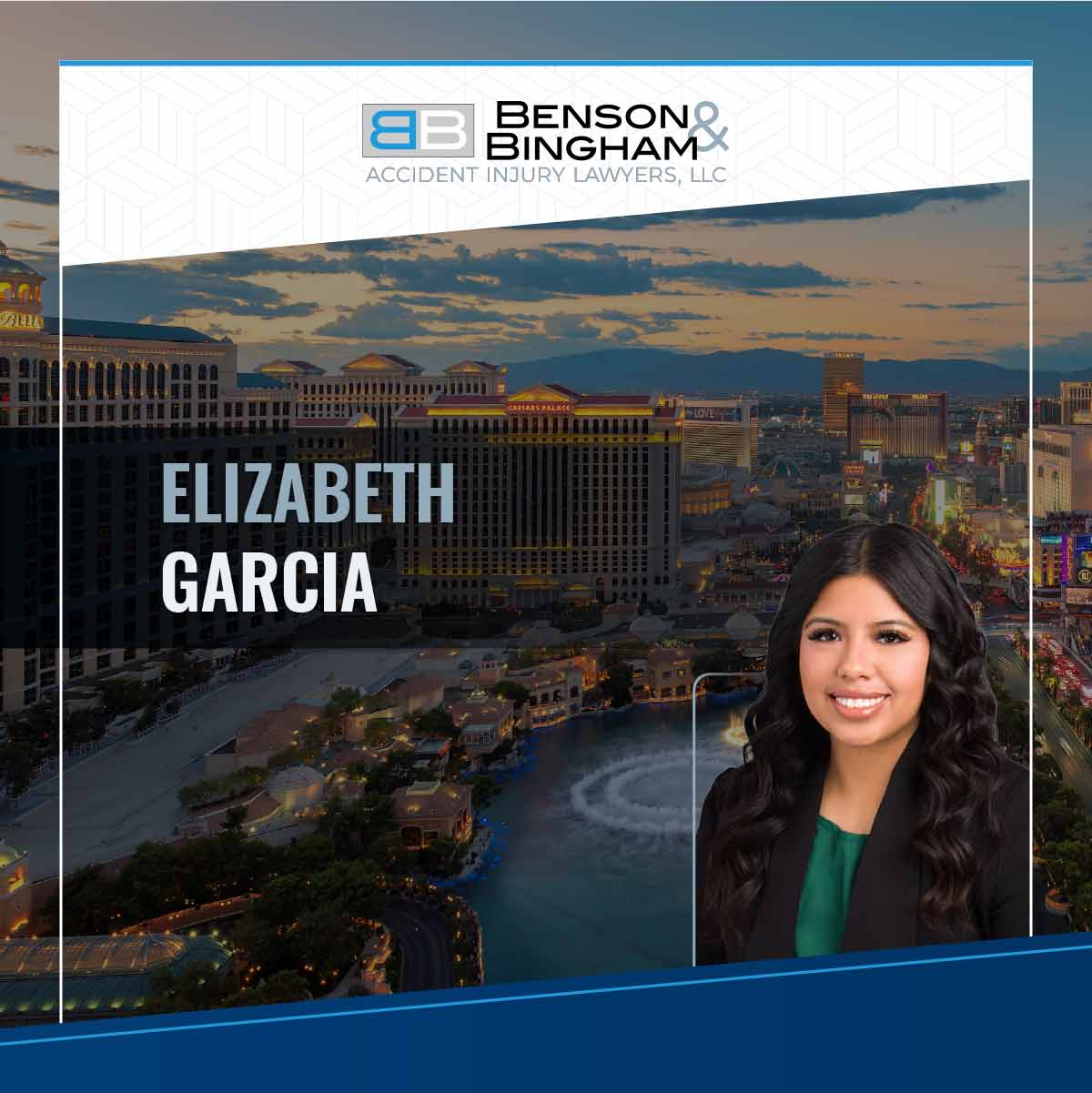 Elizabeth Garcia, lawyer at Bensonand Bingham