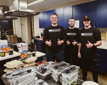 Benson & Bingham Volunteering At The Eddie House