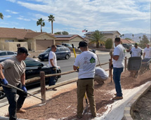 Our Law Firm's Volunteers Repairing A Path
