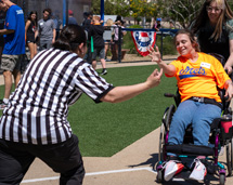 Special Needs Teen Reaching Home Base