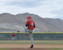 The Pitcher Of The Colts Baseball Team