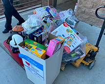 Pile Of Donated Toys