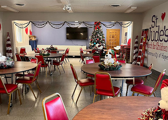 St. Jude’s Ranch for Children Filled With Christmas Decorations