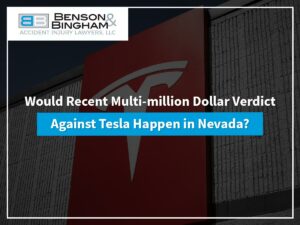 Would Recent Multi-million Dollar Verdict Against Tesla Happen in Nevada