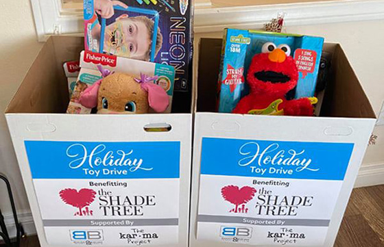 Boxes Of Toy Donations